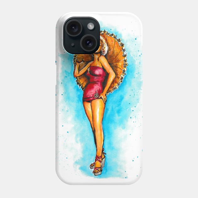 RED UMBRELLA Phone Case by Svetlana Pelin