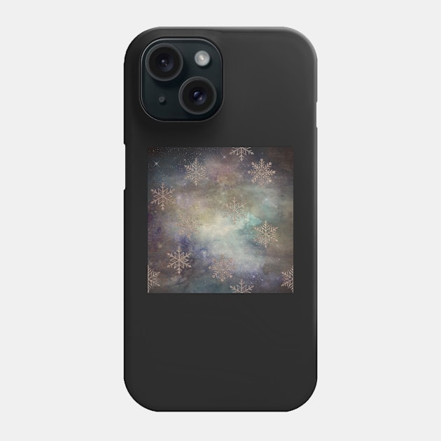 Midnight Snow Phone Case by PurplePeacock