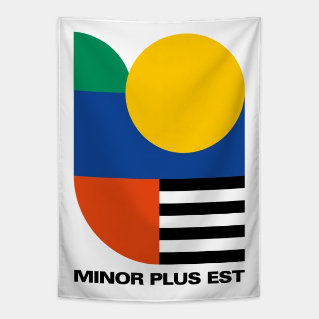 Minor Plus Est Tapestry by PosterLad