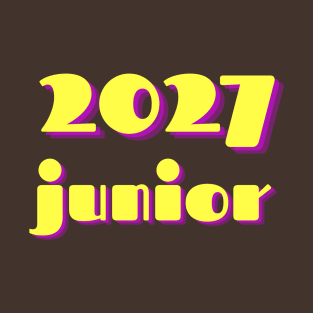 Junior 2027 Retro Vintage T-Shirt