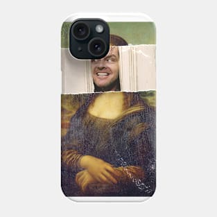 La Jackonda Mona Nicholson - Jack and Lisa Mashup Phone Case