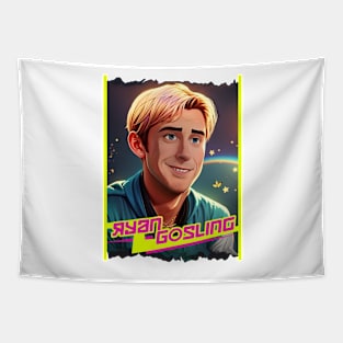 movie 2023 Ryan Gosling graphic illustration design by ironpalette Tapestry