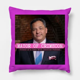 Mayor of CrimeCon Josh Mankiewicz! Pillow