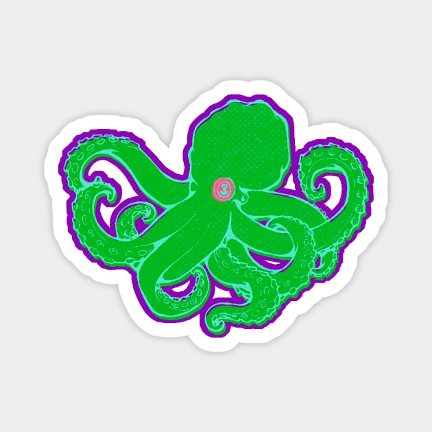 Octopus Magnet by z0mbi