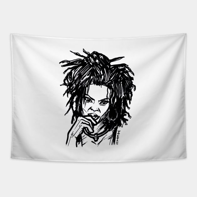 Miseducation Lauryn Hill Fugee Tapestry by sketchnkustom