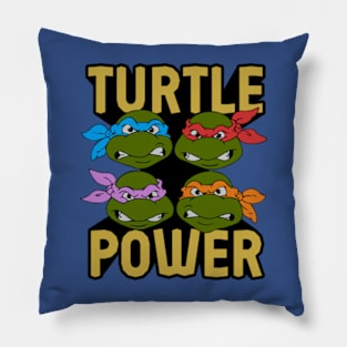 Leonardo, Donatello, Raphael and Michelangelo have The Turtle Power Pillow