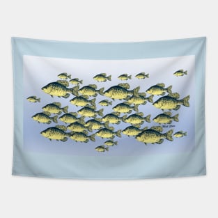 Crappie school Tapestry