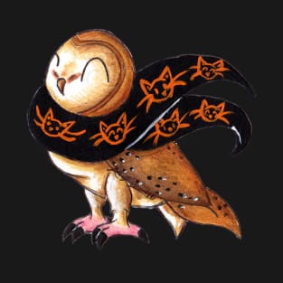 Happy Owl-o-Ween (Barn Owl) T-Shirt