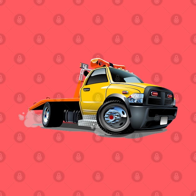 Cartoon tow truck by Mechanik