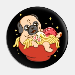 Little Pug and Ramen Pin