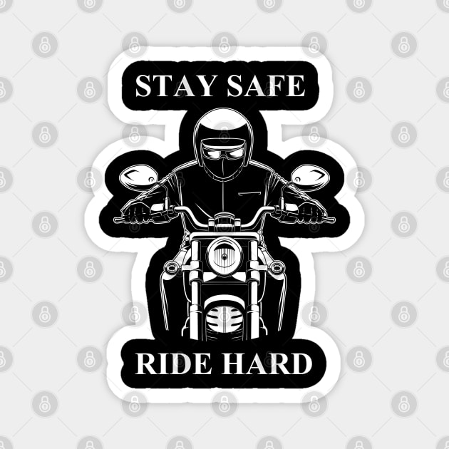 Ride Hard Magnet by Dishaw studio