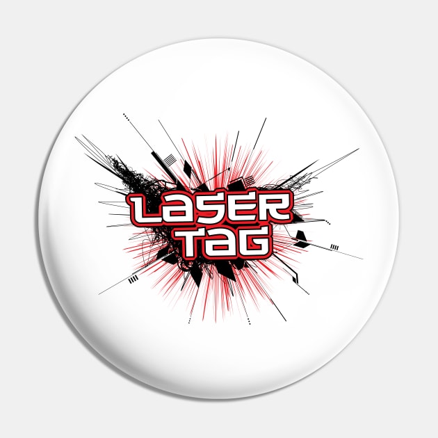 Laser Tag Pin by TeeeeeeTime