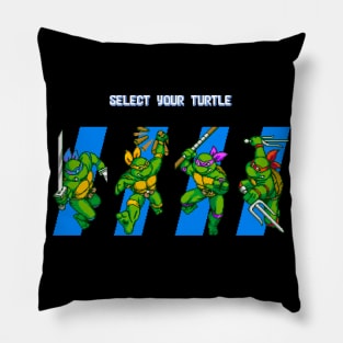 Turtles in Time Pillow