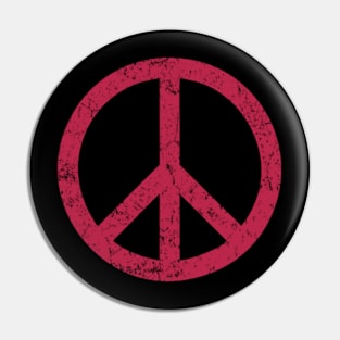 Peace (Red) Pin