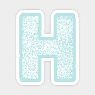 Letter H Magnet