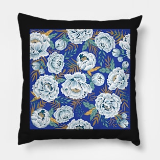 Vintage Peonies Pillow