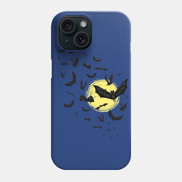 Bat Swarm Phone Case by VectorInk