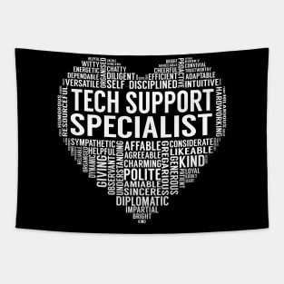 Tech Support Specialist Heart Tapestry