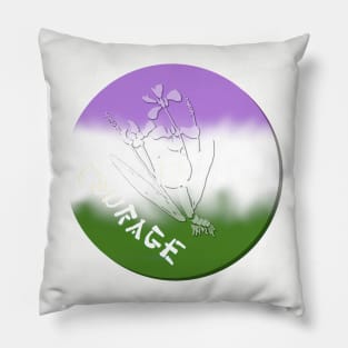 Courage Token - GQ Pride Pillow