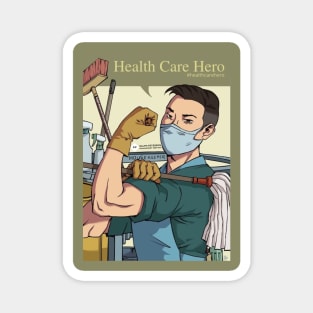 Male Health Care Hero Magnet