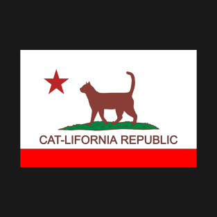 CAT lifornia flag T-Shirt