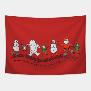 christmas dance Tapestry