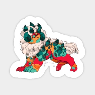 Corrupted Jasper Pupper Magnet