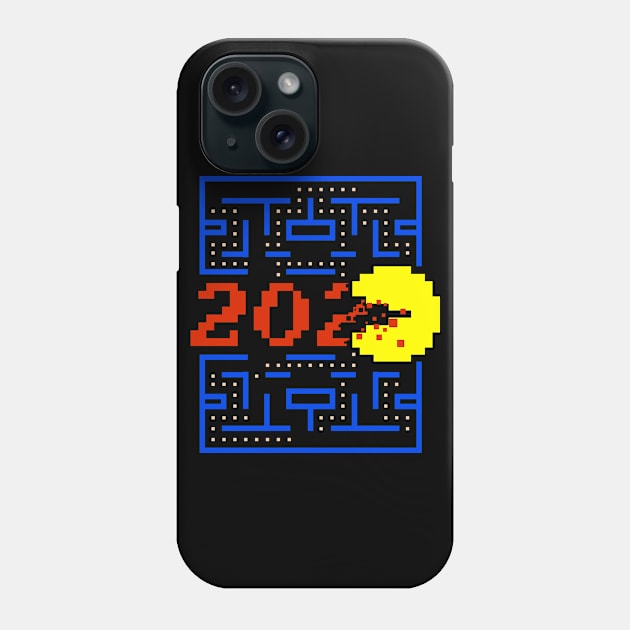 PACMAN New Year Phone Case by RCM Graphix