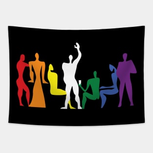 Le Corbusier Modulor Love is Love Party Tapestry