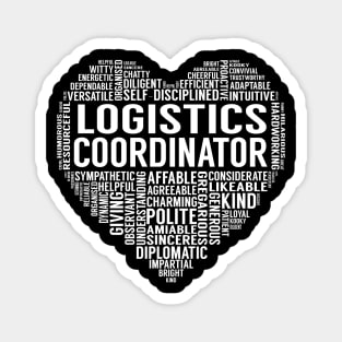 Logistics Coordinator Heart Magnet