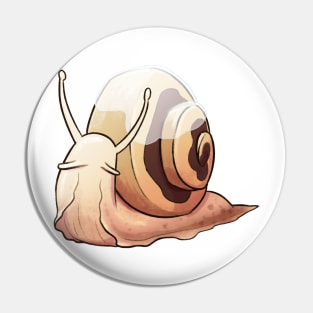 Cinnamon Snail Pin