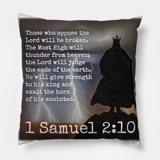 1 Samuel 2:10 Pillow