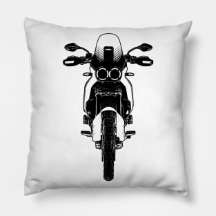 DesertX Bike Sketch Art Pillow