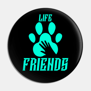 DOG LOVERS FOR LIFE Pin