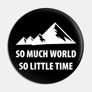 Mountains Hiking Pin