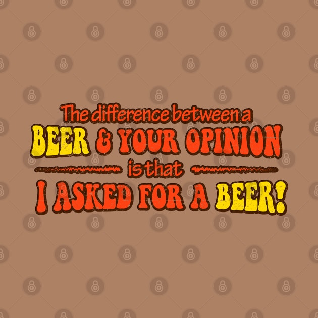 Beer Opinion (Retro - Worn) by Roufxis