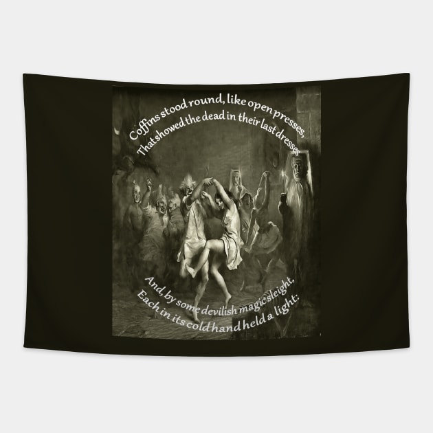 TamOshanter Burns Night Quote In Grey Tapestry by taiche