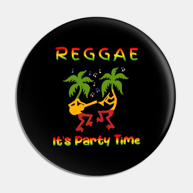 Reggae dance Pin by Skull'sHead Studio