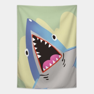 Shark Attack Tapestry