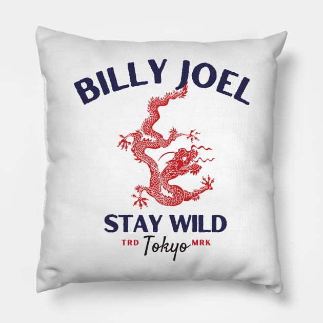 billy joel Pillow by Ollie_kota