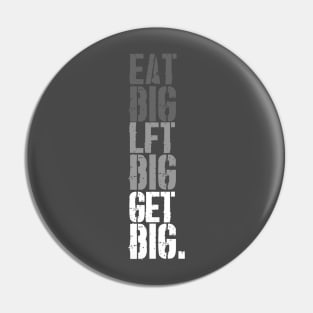 Get Big Gym Tee Pin