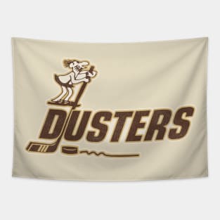 Defunct Broome Dusters Hockey Team Tapestry