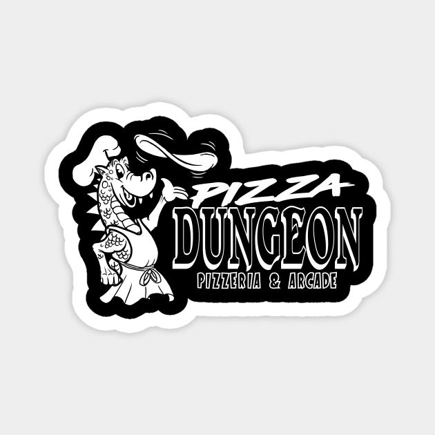 Pizza Dungeon Logo Shirt Magnet by ReaperMini