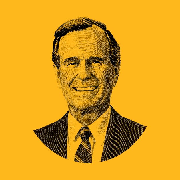 President George H. W. Bush by warishellstore