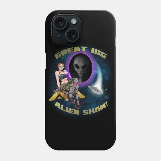 Great Big Alien Show, Design2 Phone Case by J.Ishiro Finney / Adventures in Awful