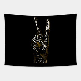 DARKMERCH PEACE SIGN Tapestry