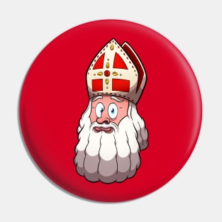 Saint Nicholas Face Pin