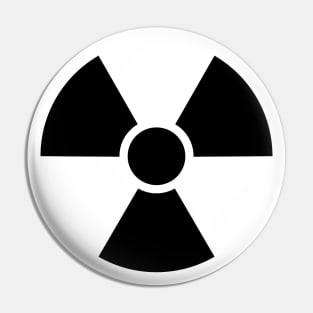 Radioactive symbol Pin