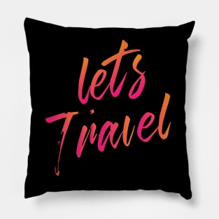 Let's Travel Pillow