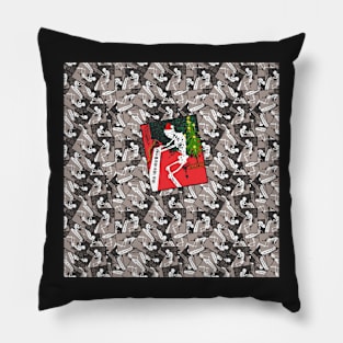 death plays for christmas holiday shirt Pillow